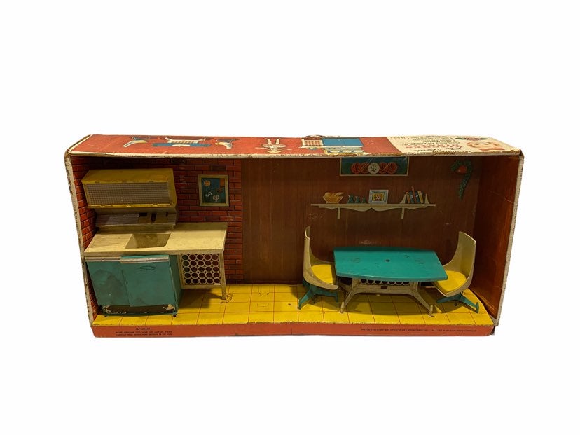 Vtg 60’s Era Penny Brite Kitchenette Set