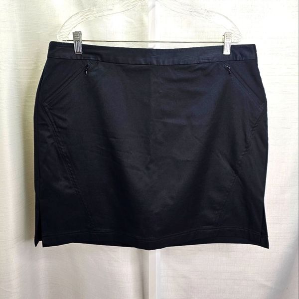 Callaway Black Athletic Comfort Performance Golf Skort Size 16
