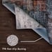 4'x6' Non Slip Abstract Rug h54hx