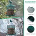 Metal Bird Feeders for Outside Hanging,Squirrel Proof Wild Bird Feeders for Card