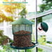 Metal Bird Feeders for Outside Hanging,Squirrel Proof Wild Bird Feeders for Card