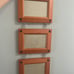 Disney Parks Photo Picture Frame 3 4x6 Linked Mickey Icon Cut Outs Wood New