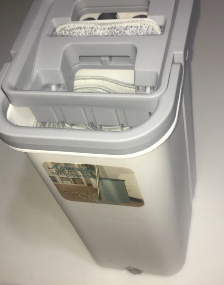 Hands Free Flat Floor Mop and Bucket, For Floors And Hard To Reach Windows