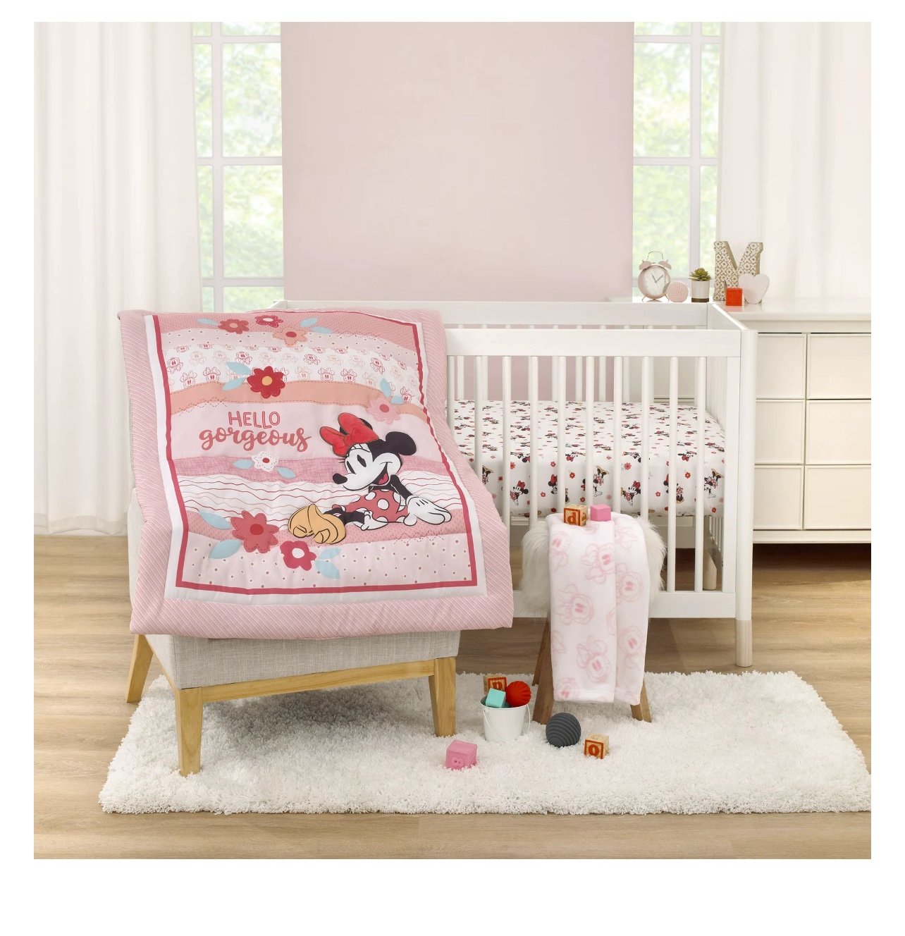 minnie mouse crib sheet