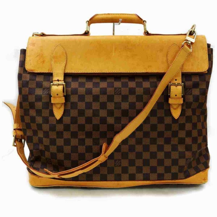 Louis Vuitton Damier Centenaire Clipper Bandouliere 2way Suitcase Luggage 7LVL12
