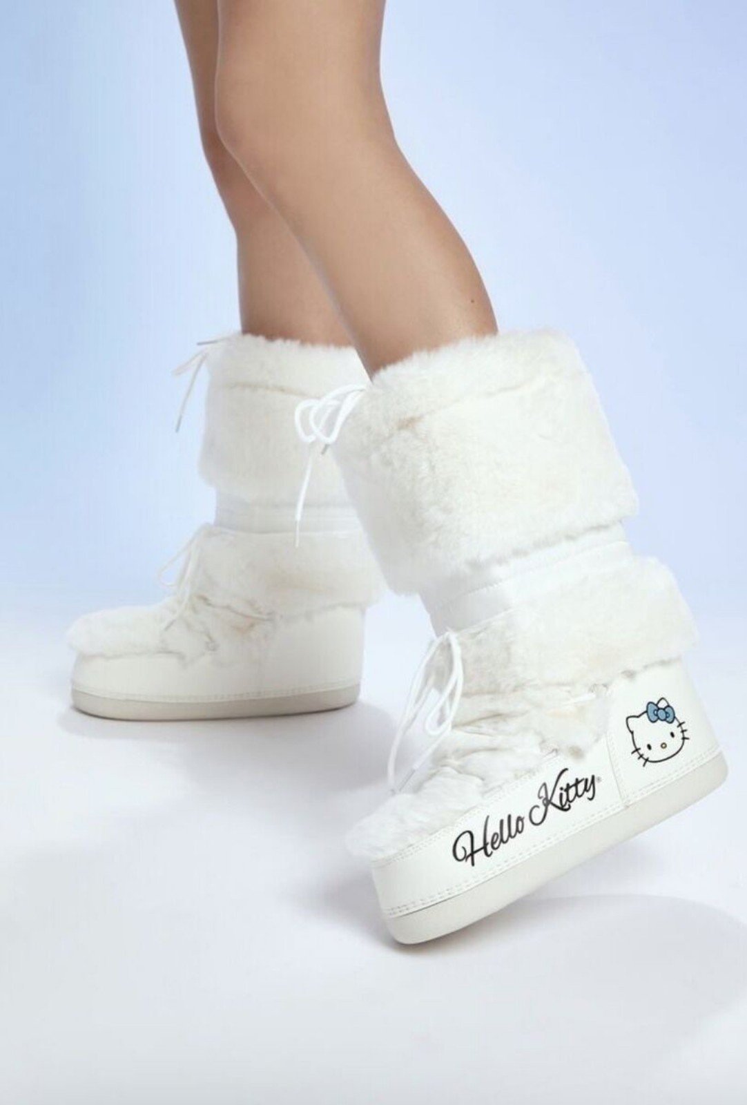 Hello Kitty X Forever 21 Blue Angel Snow Boots 8