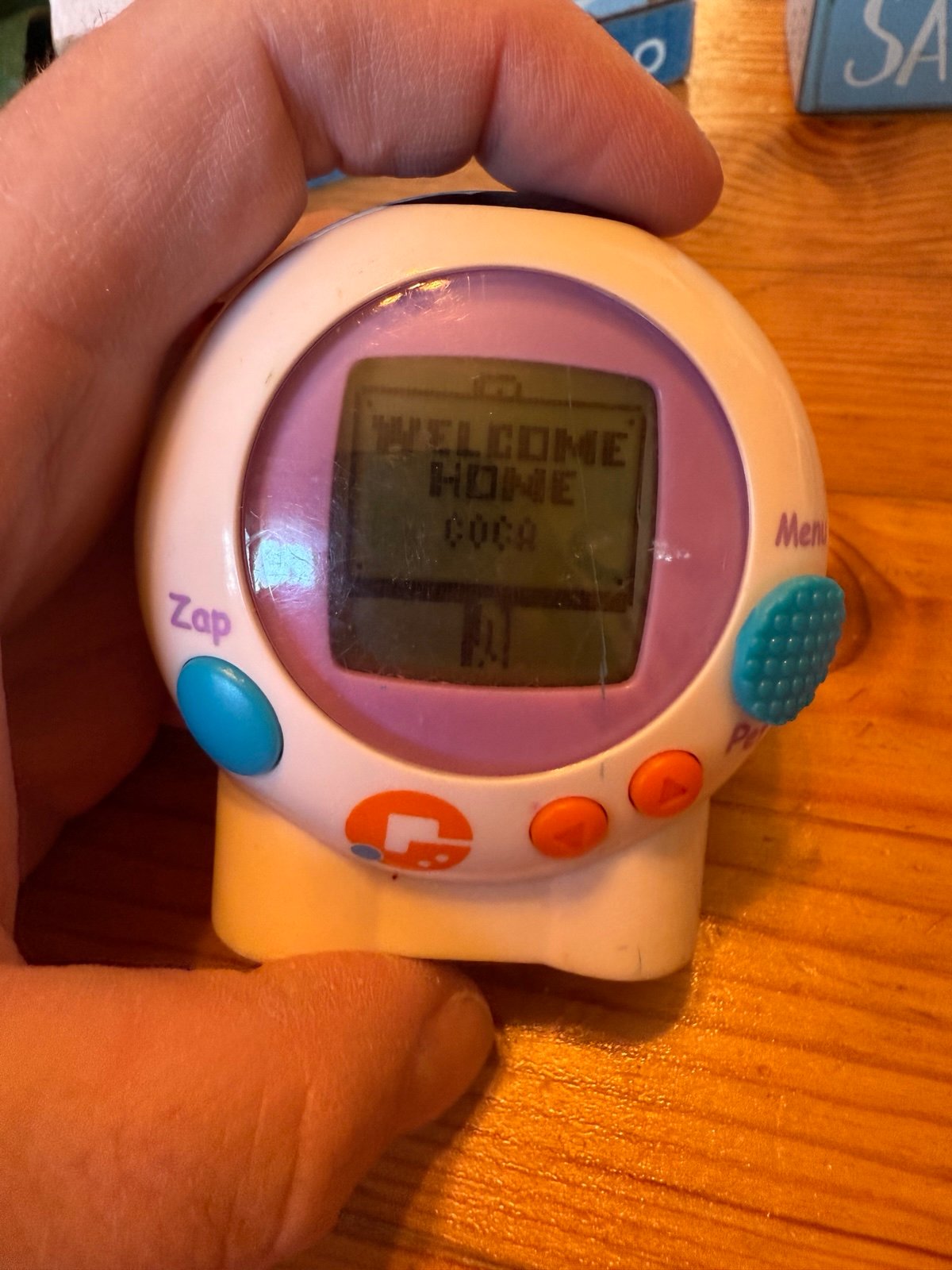 Giga Pets Explorer White Hamster Virtual Pet Handheld 2006 Gigapet WORKS