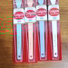 Vintage Adult Colgate Twin Action Toothbrush New Old Stock Set Of 4