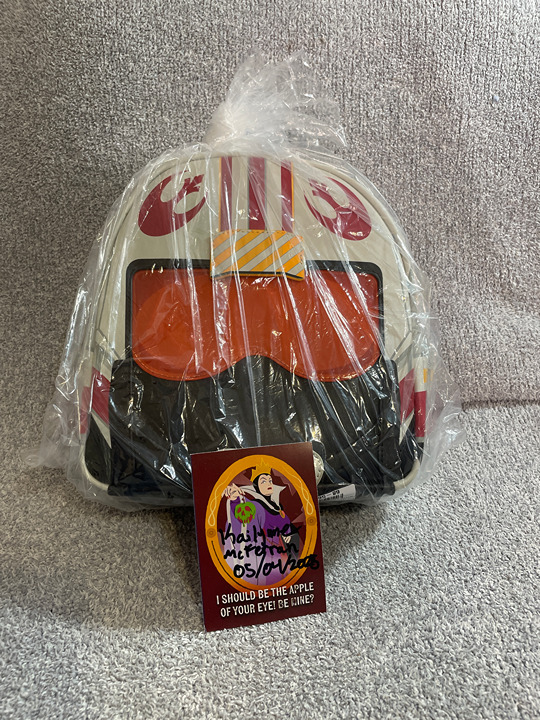 Rare Find Loungefly Disney Star Wars Rebel Pilot Helmet Backpack