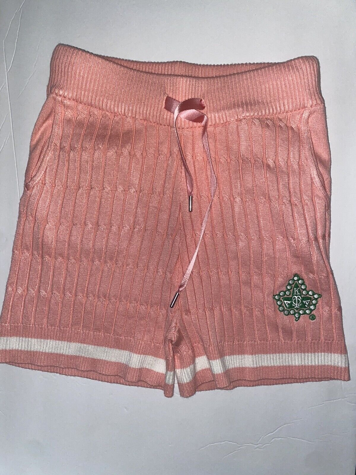 IVY Storehouse AKA Cable Knit Pink Shorts Size M