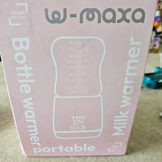 w-maxa Fast Baby Bottle Warmer for Travel with Glass Bottle- NEW
