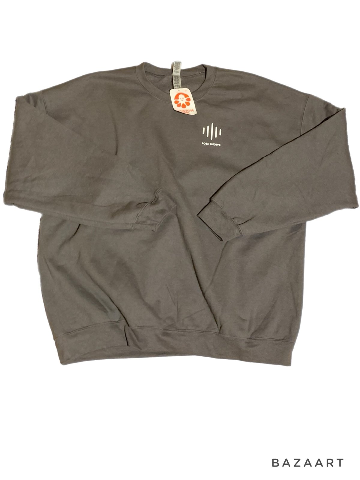 Poshmark Live Show Grey Crew Neck Sweater 2XL