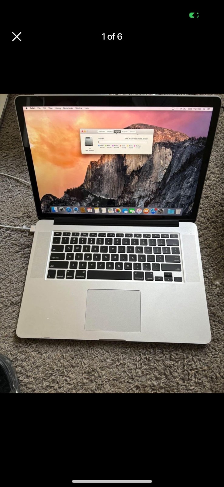 2015 MacBook pro 15inch