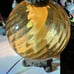 MCM Gold Globe Dual Light Table Lamp