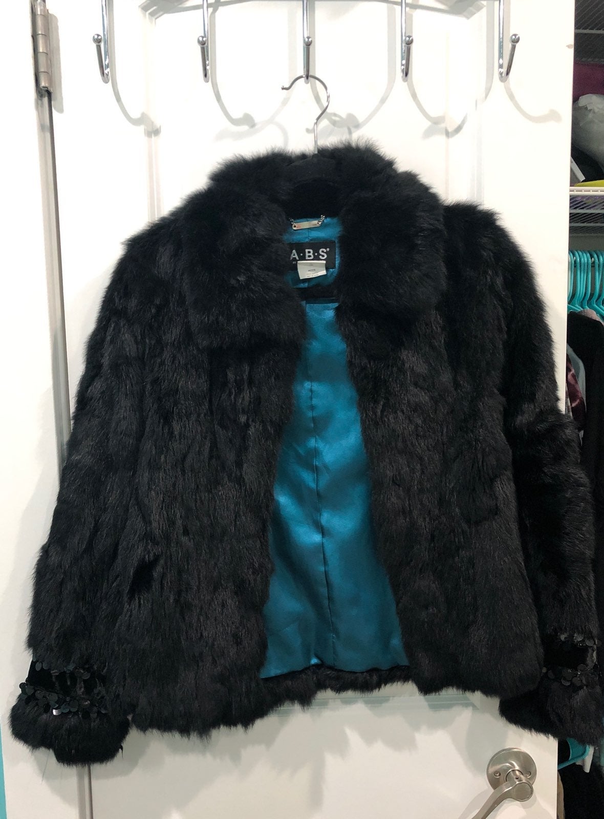 Rabbit fur coat by A.B.S by Allen Schwar