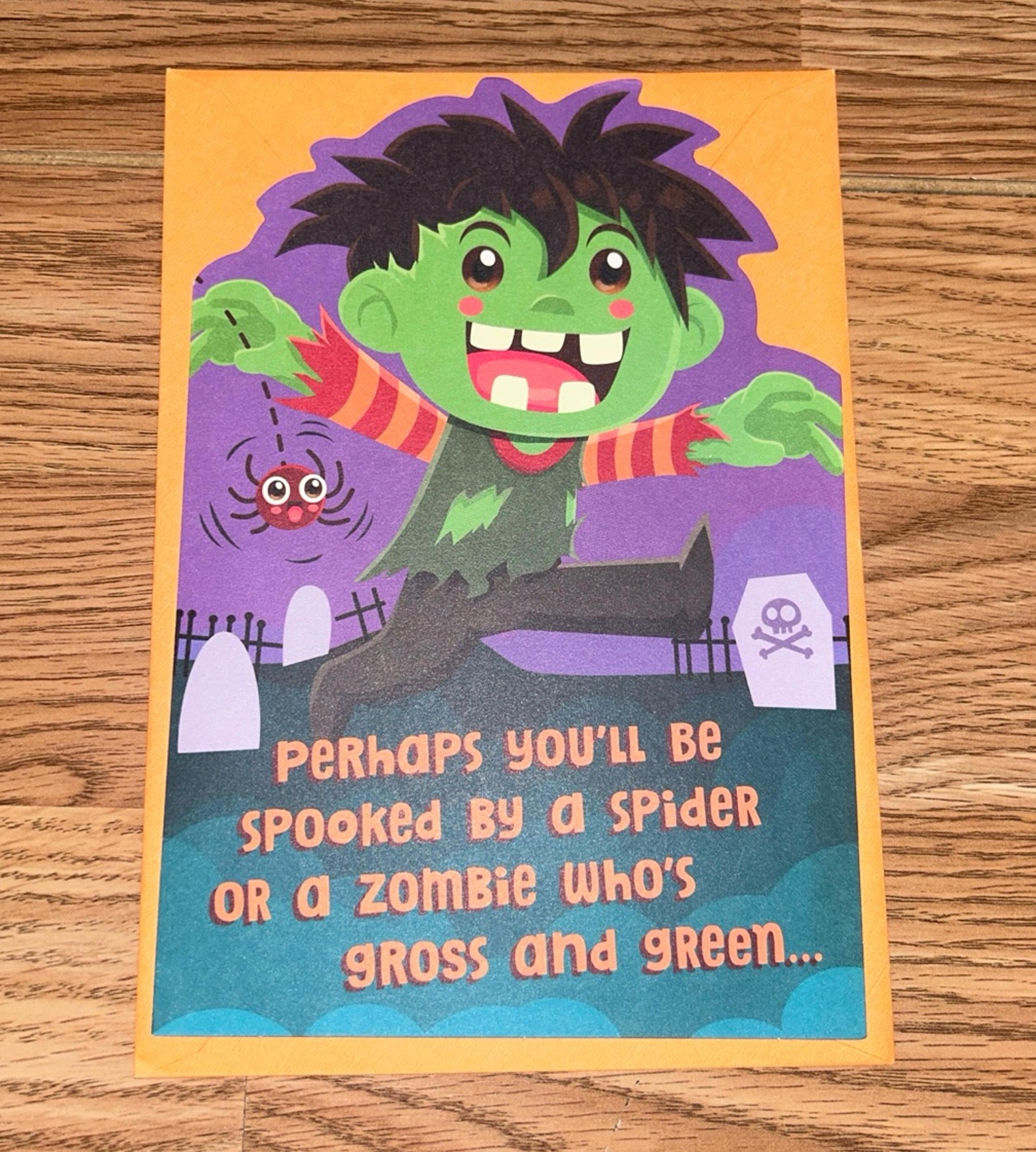 Expressions from Hallmark Zombie Halloween Card NEW
