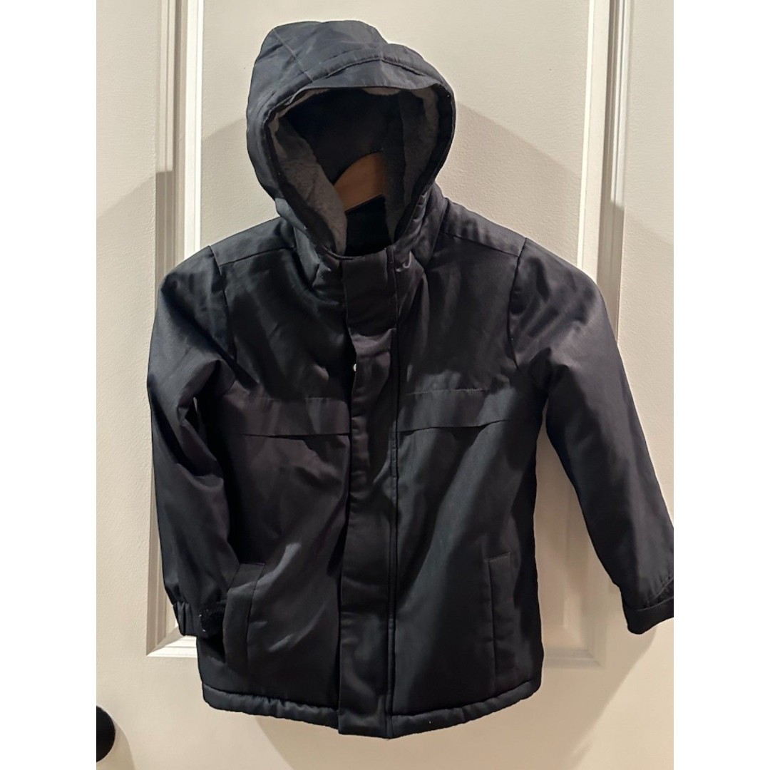 Cat & Jack Parka Boys Toddler Puffer & Fleeced Lined Jacket with Hood Size XS