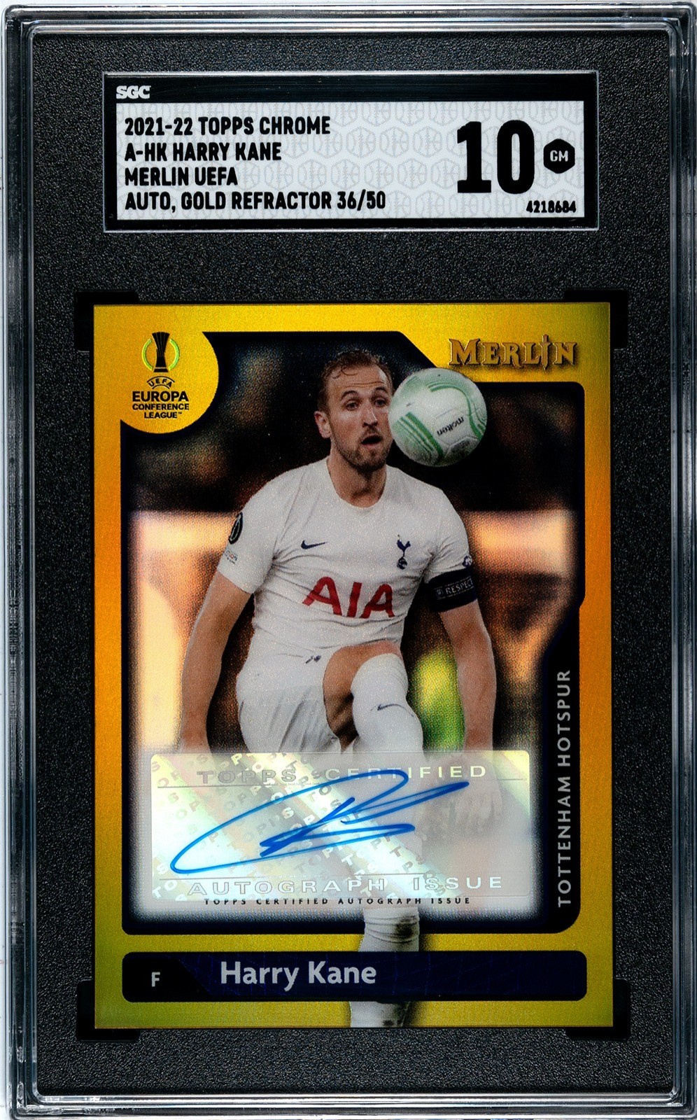2021 merlin harry kane auto