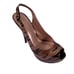 Stuart Weitzman Snakeskin Platform Slingback Heels Size 7.5