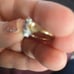 10k yellow gold diamond and marquise tanzanite ring