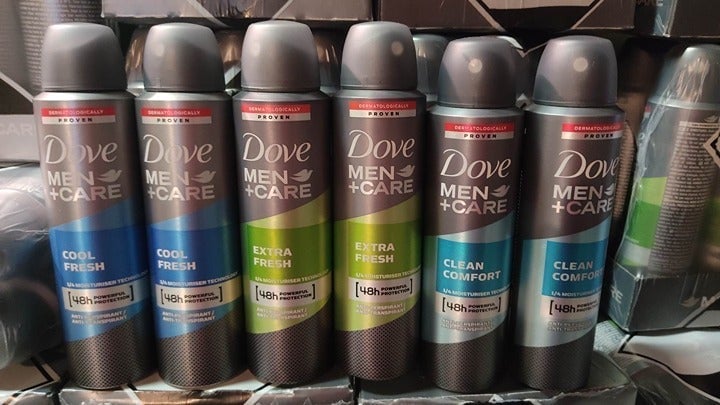 12 Bottles Dove Men Deodorant spray(150ml)