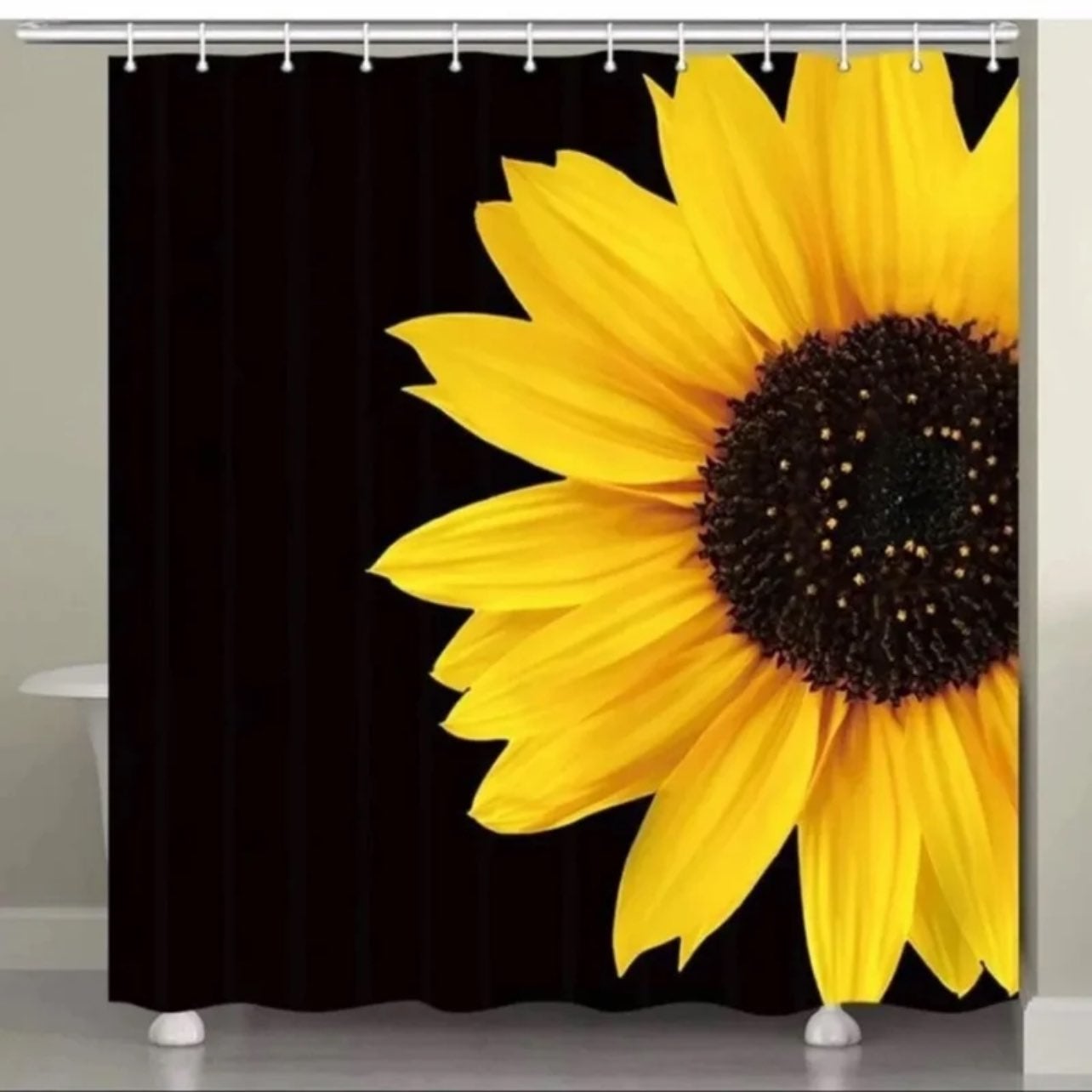 Sunflower shower curtain