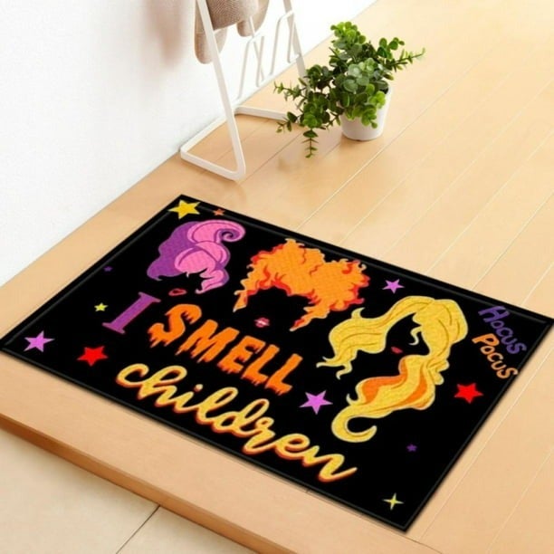 Halloween Door Mat Hocus Pocus Doormat Indoor Outdoor Entrance Floor Rug Non Sli