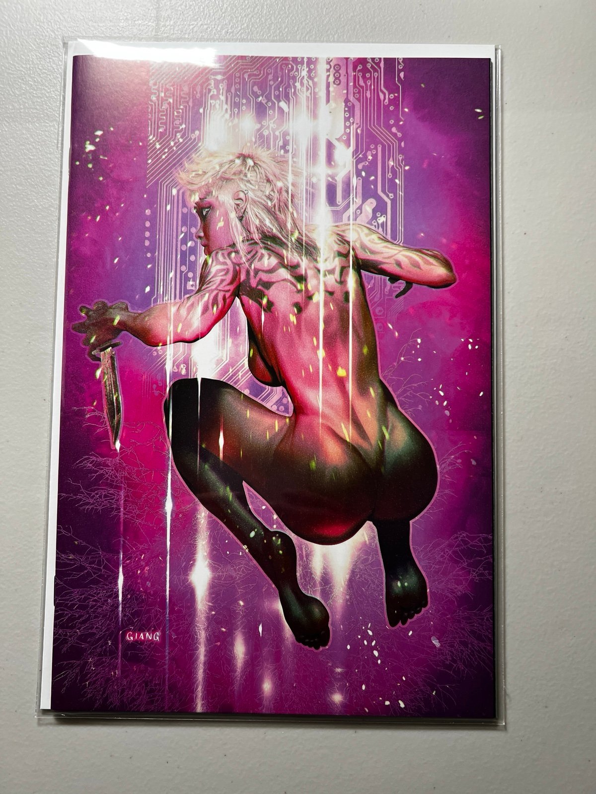 W0RLDTR33 #1 PINK JOHN GIANG 3rd PRINT VARIANT COA WANTED COMIX EXCLUSIVE