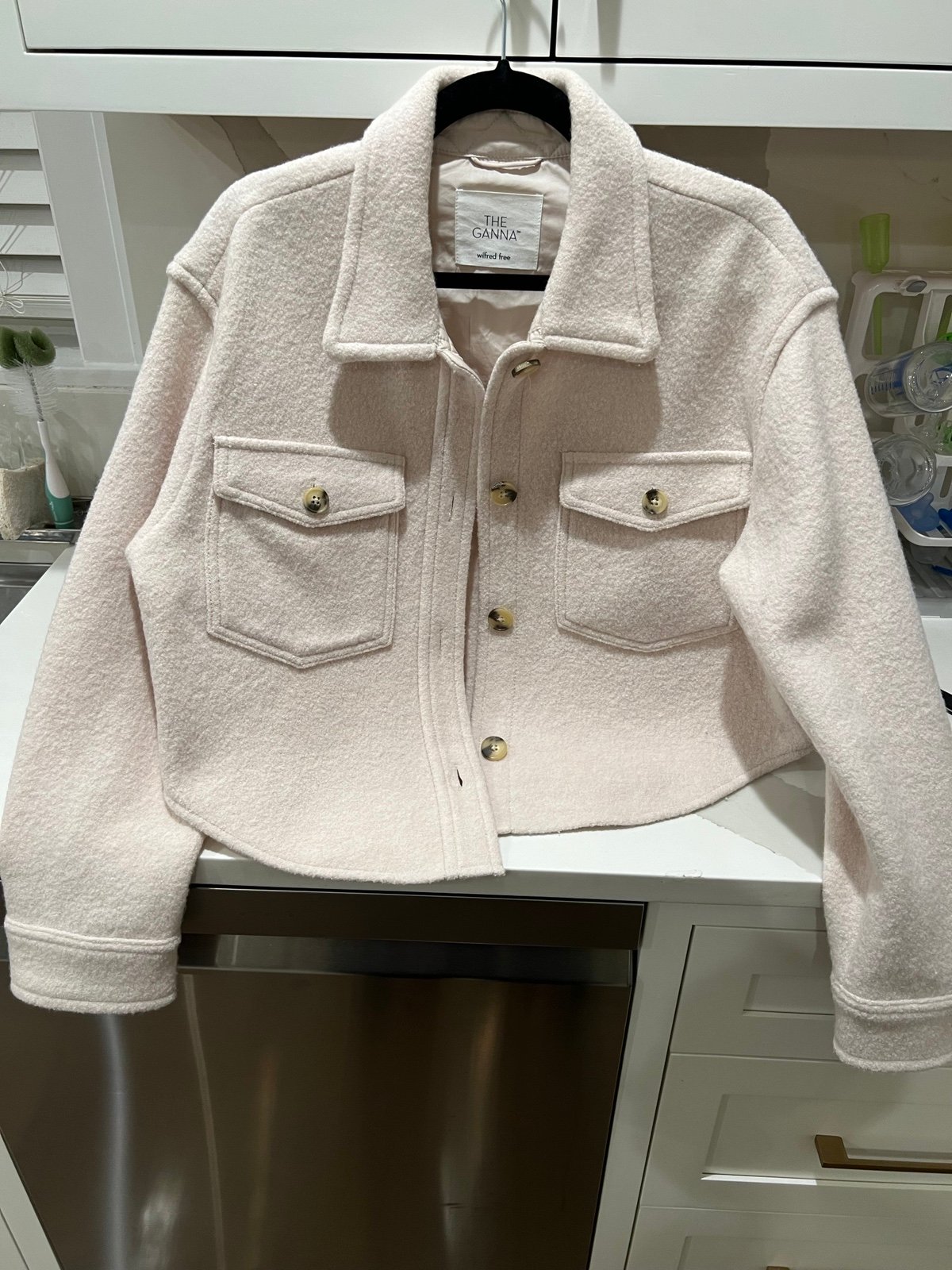 Aritzia Wilfred Free The Ganna Crop Jacket