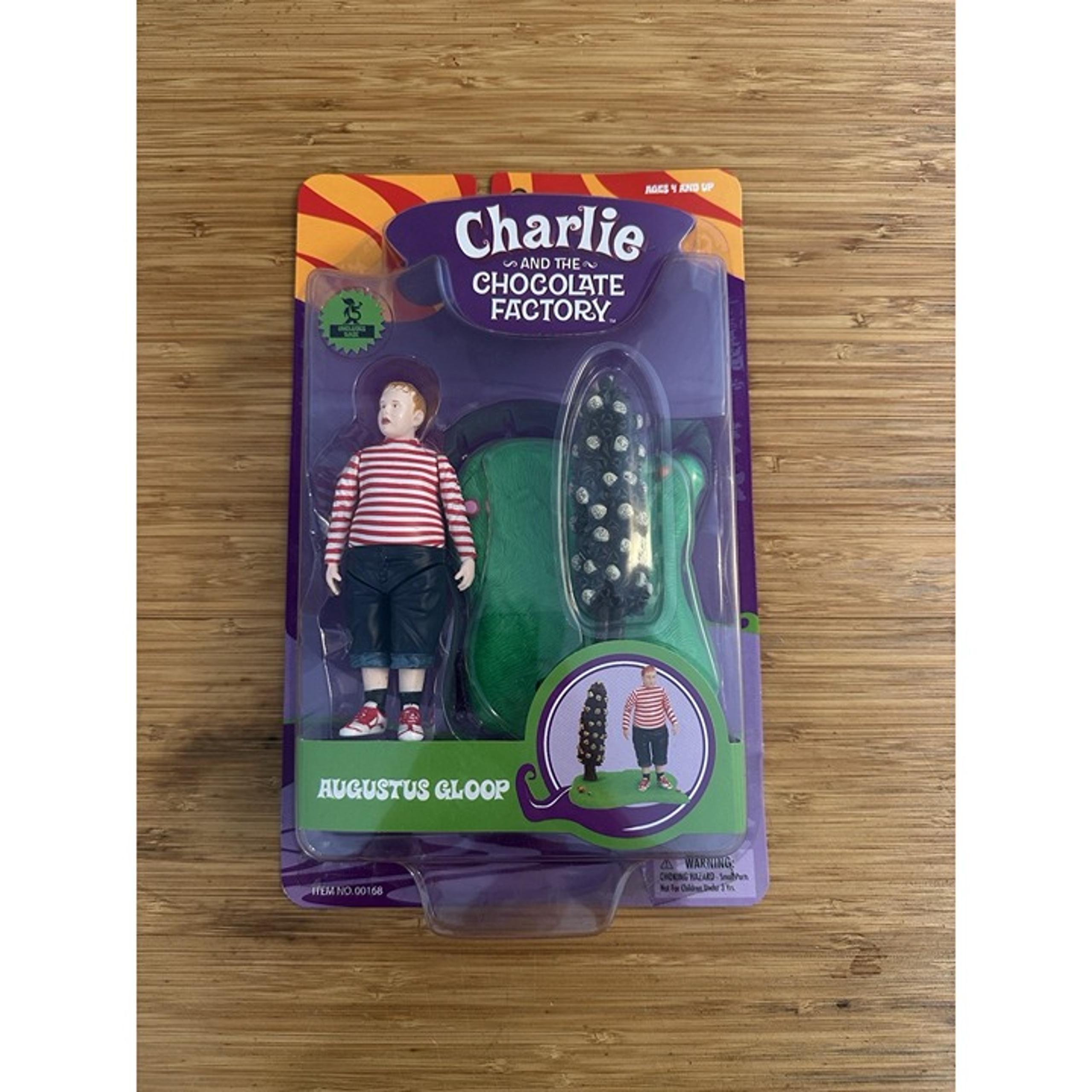 AUGUSTUS GLOOP Charlie & The Chocolate Factory Figure Willy Wonka Funrise NEW