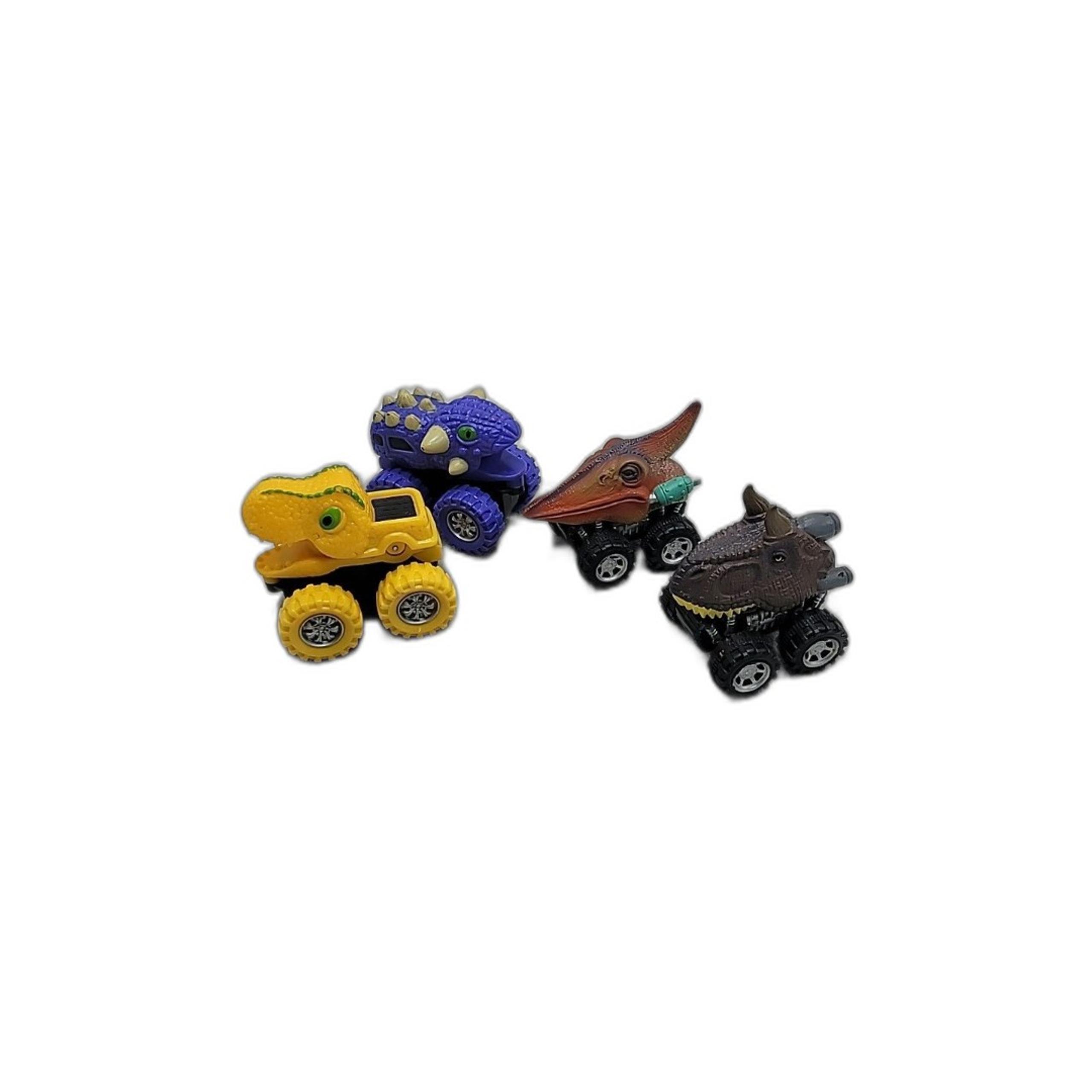 Pullback Car Dinosaur Full Back Set 4 Toys