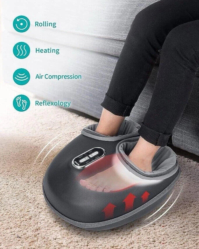 Nekteck Shiatsu Foot Massager Machine with Soothing Heat, Deep Kneading Therapy,