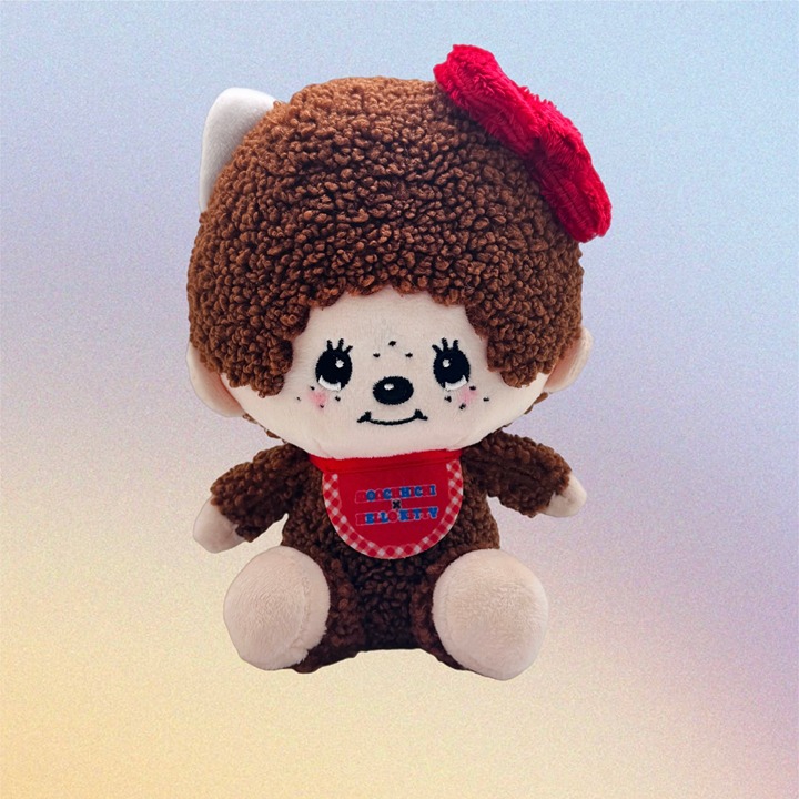 Monchhichi X Sanrio Hello Kitty Small Plush Doll -Limited Edition