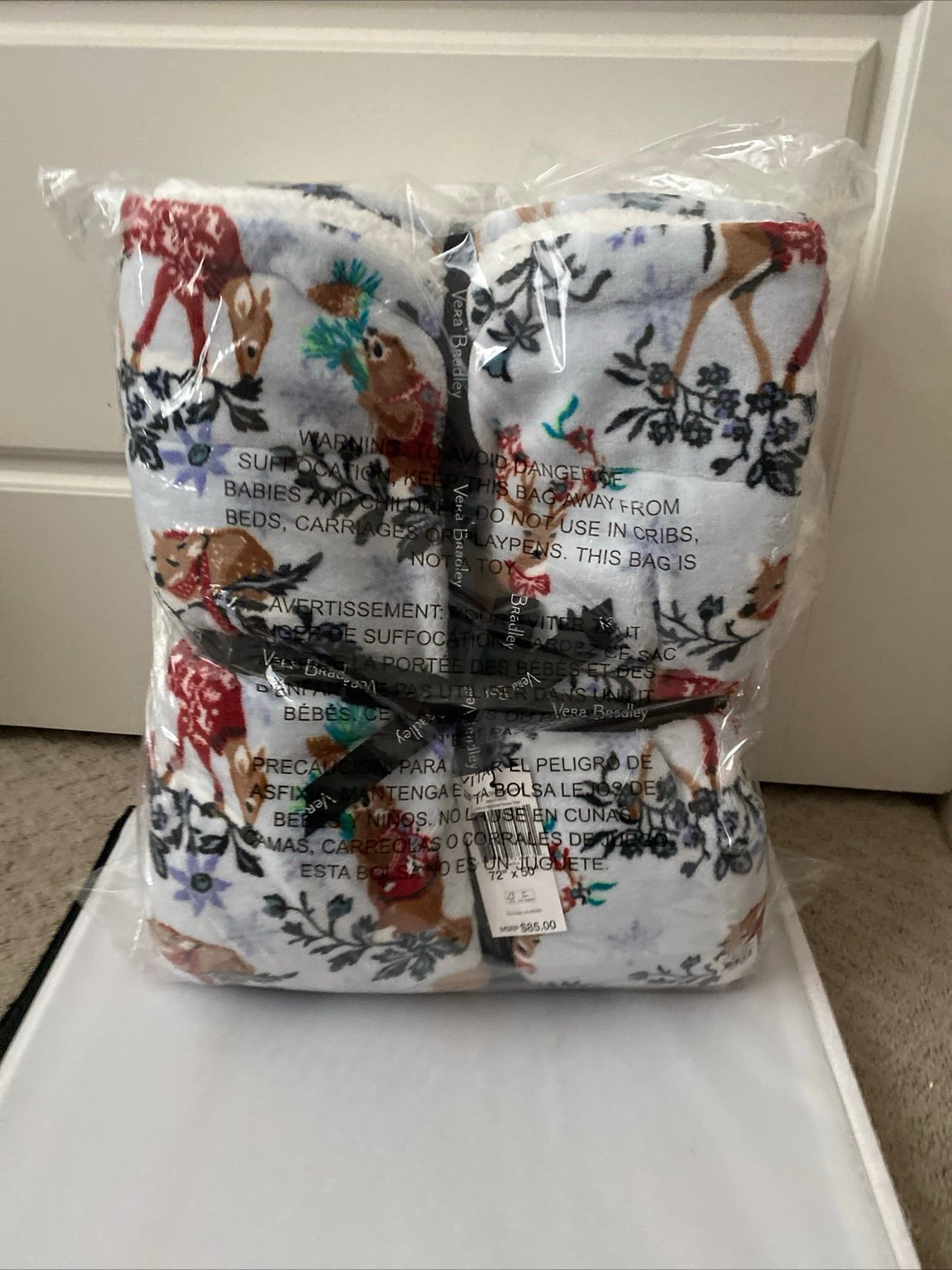 Vera Bradley throw blanket