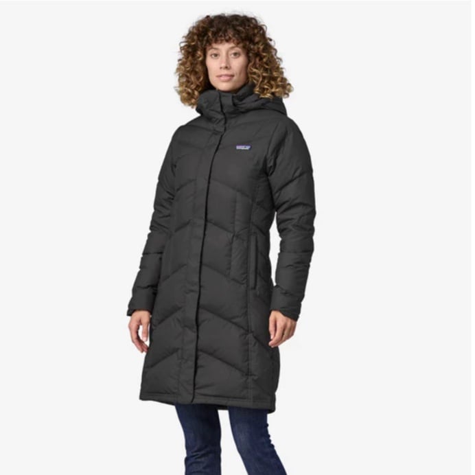 Patagonia down with it puffer parka black