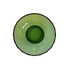 VTG EO Brody M2000 Scallop Edge Emerald Green Glass Ribbed Base Bulb Bowl 6.75