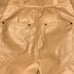 NWOT | SONG OF STYLE | CAMEL TAN FAUX LEATHER STRAIGHT LEG PANTS | XXS