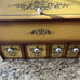 Vintage tin bread box canister set