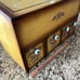 Vintage tin bread box canister set