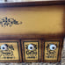 Vintage tin bread box canister set