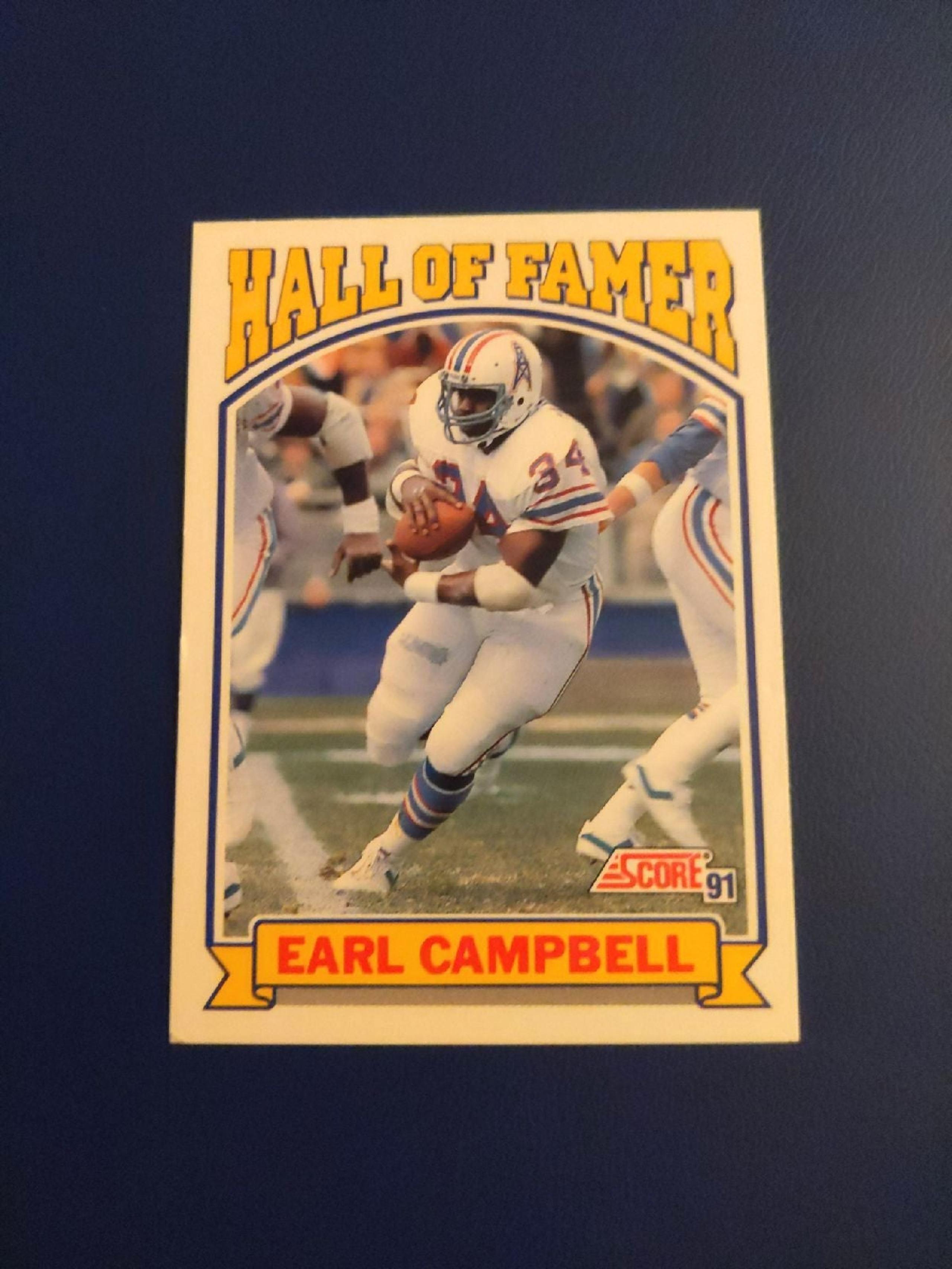 Earl Campbell Football Card