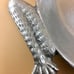 RH Macy & Company Aluminum Frog Tray Dish Silvertone Metalware Made In India
