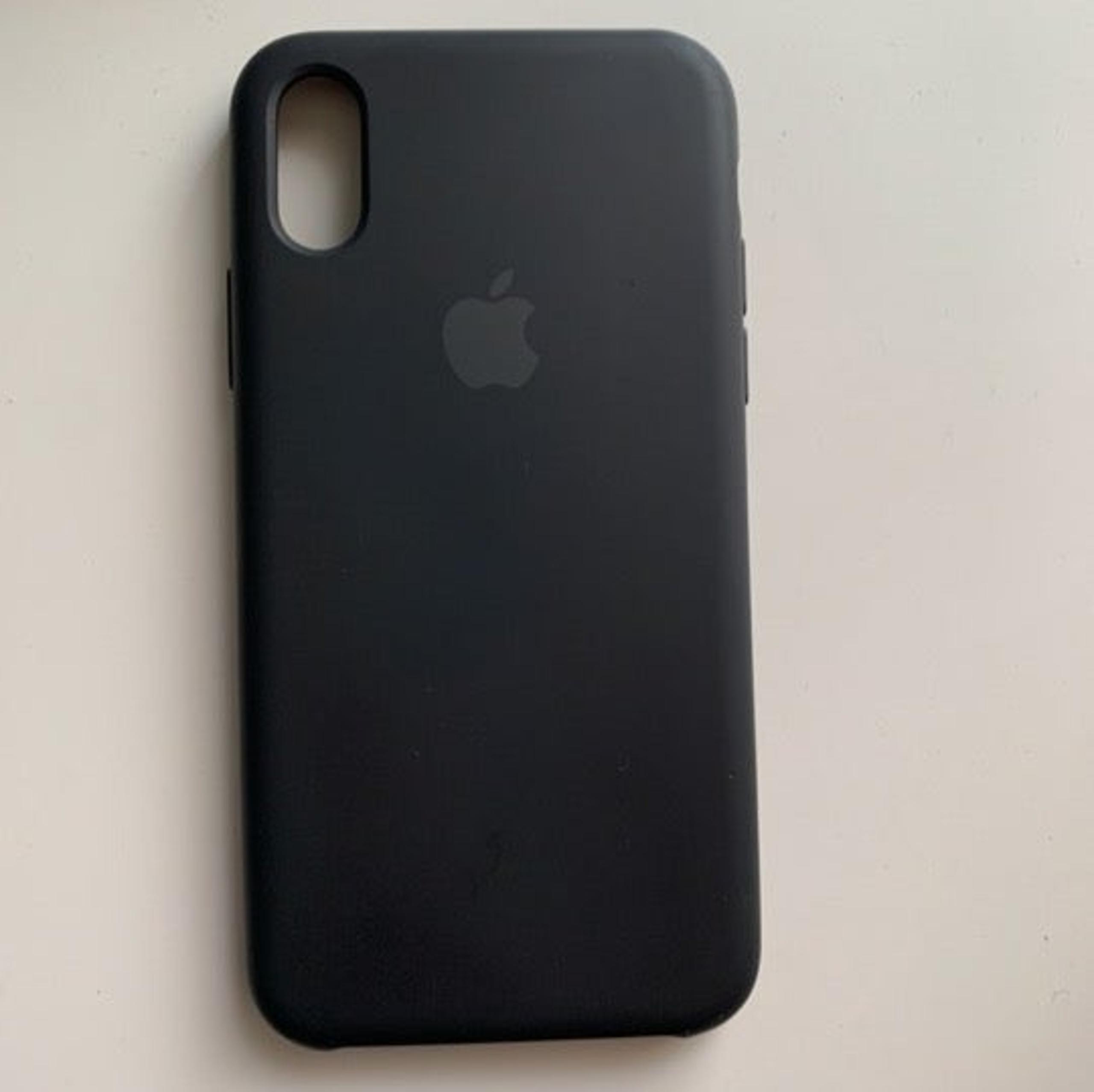 Apple Silicone iPhone X/XS Case Black