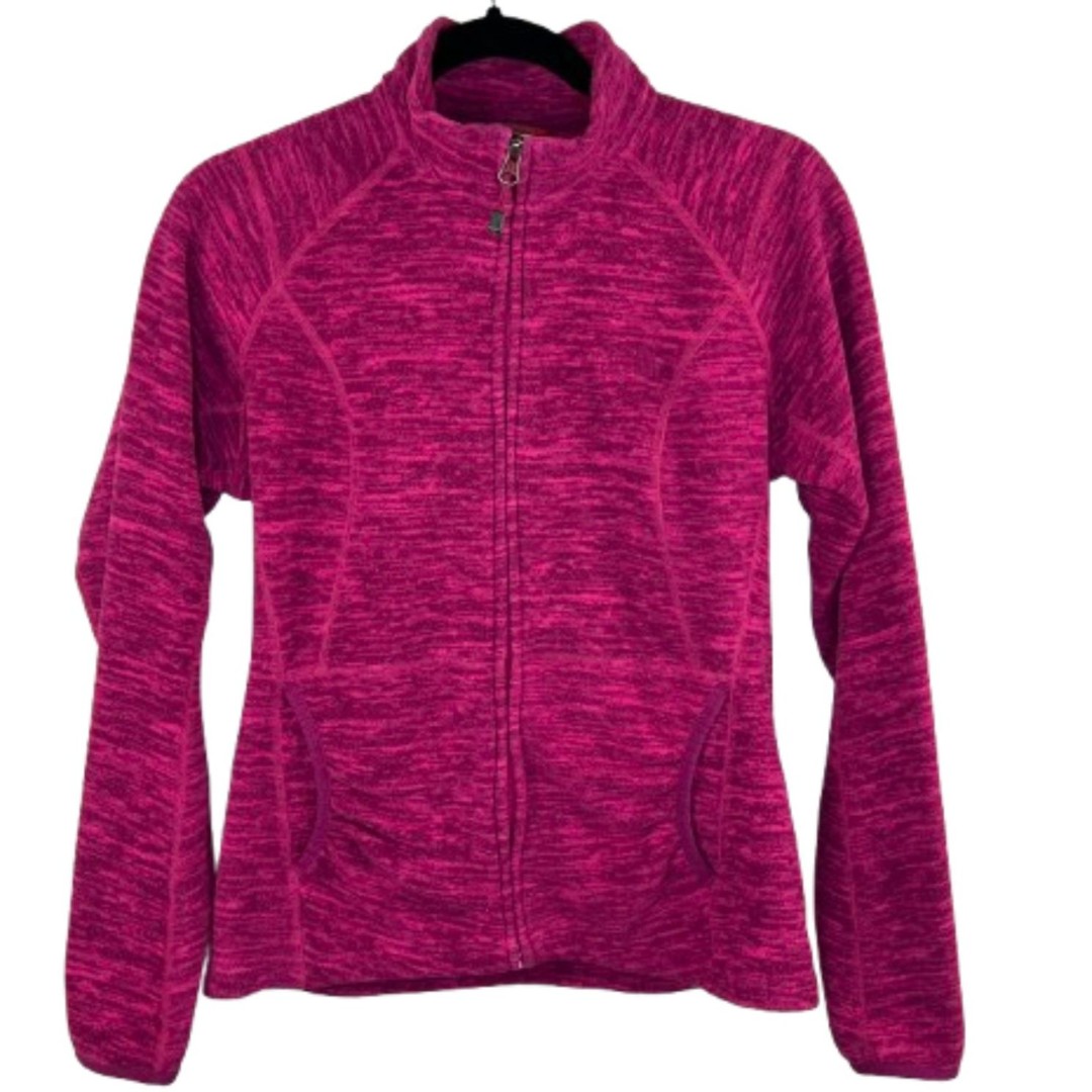 The North Face Women's Pink Polartec Full Zip Fleece Jacket Size S