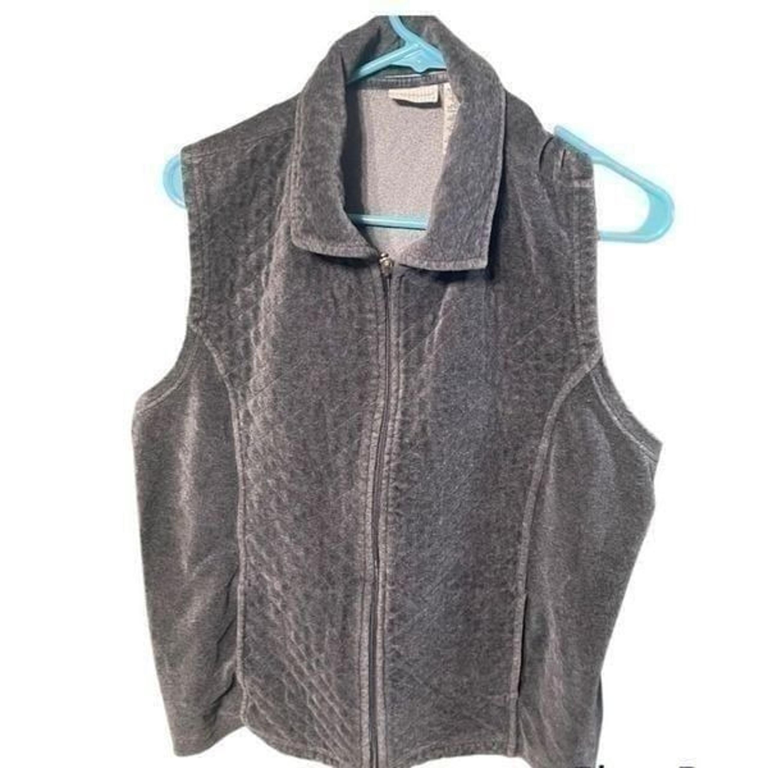 Fleece Vest White Stag women’s XL gray vest