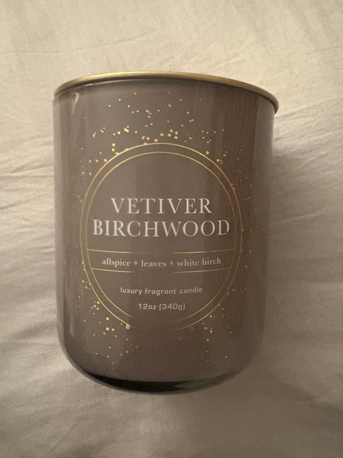 HTF vetiver & birchwood Bellevue candle