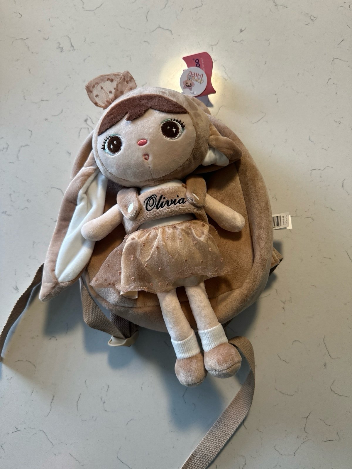 girl doll backpack Olivia