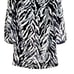ALICE + OLIVIA KYLIE ZEBRA FAUX FUR COAT