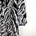 ALICE + OLIVIA KYLIE ZEBRA FAUX FUR COAT