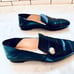 Stuart Weitzman Loafers Gold Accent Slip On Dress Shoes Flats Size 6